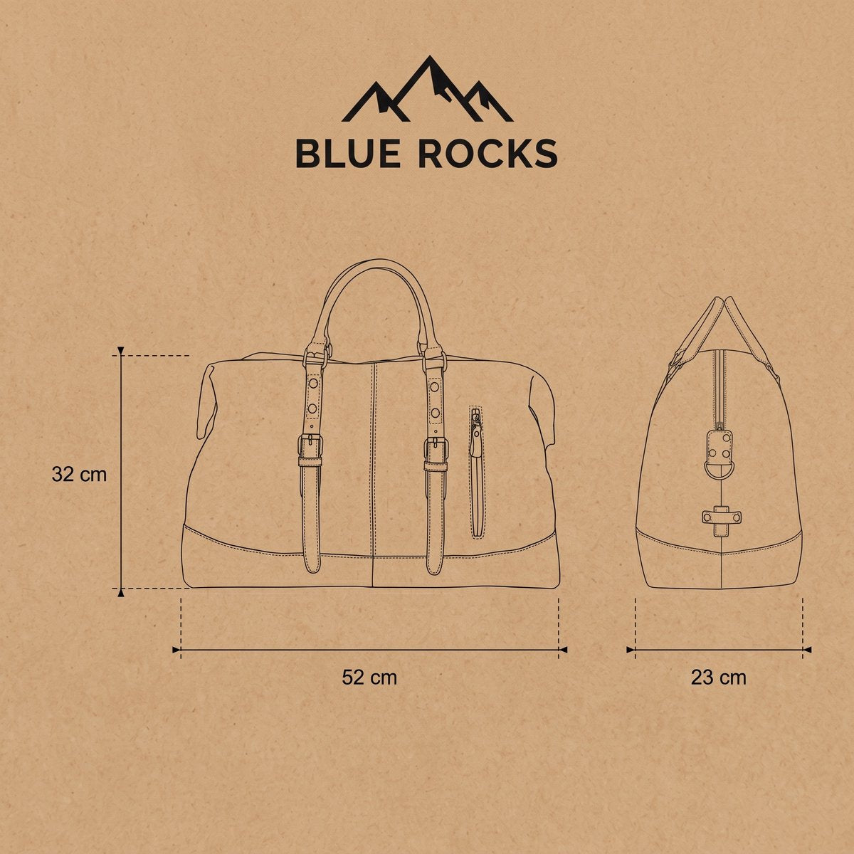 Nomad - Weekendtas - Duffle - Groen - Army Green