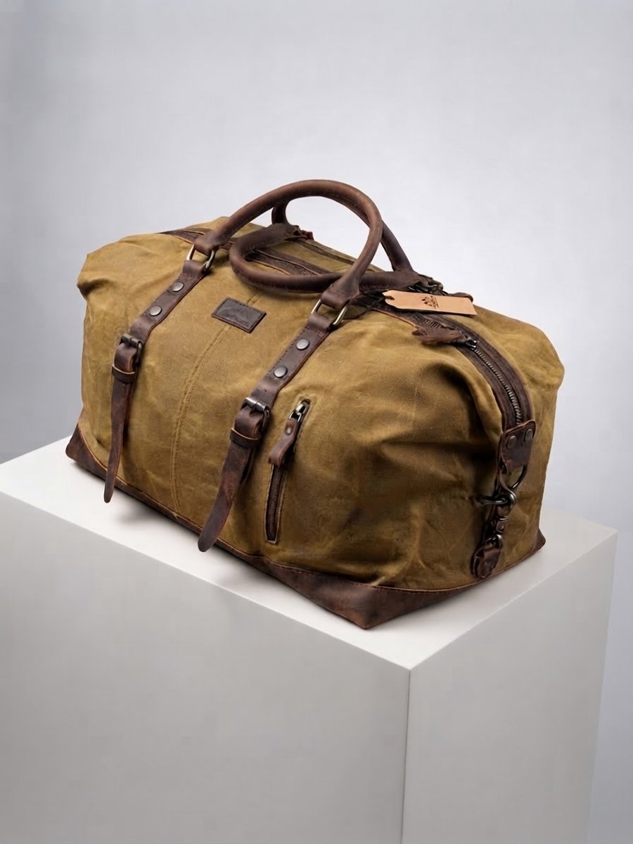 Nomad - Weekendtas - Duffle - Khaki - Mosterdgeel