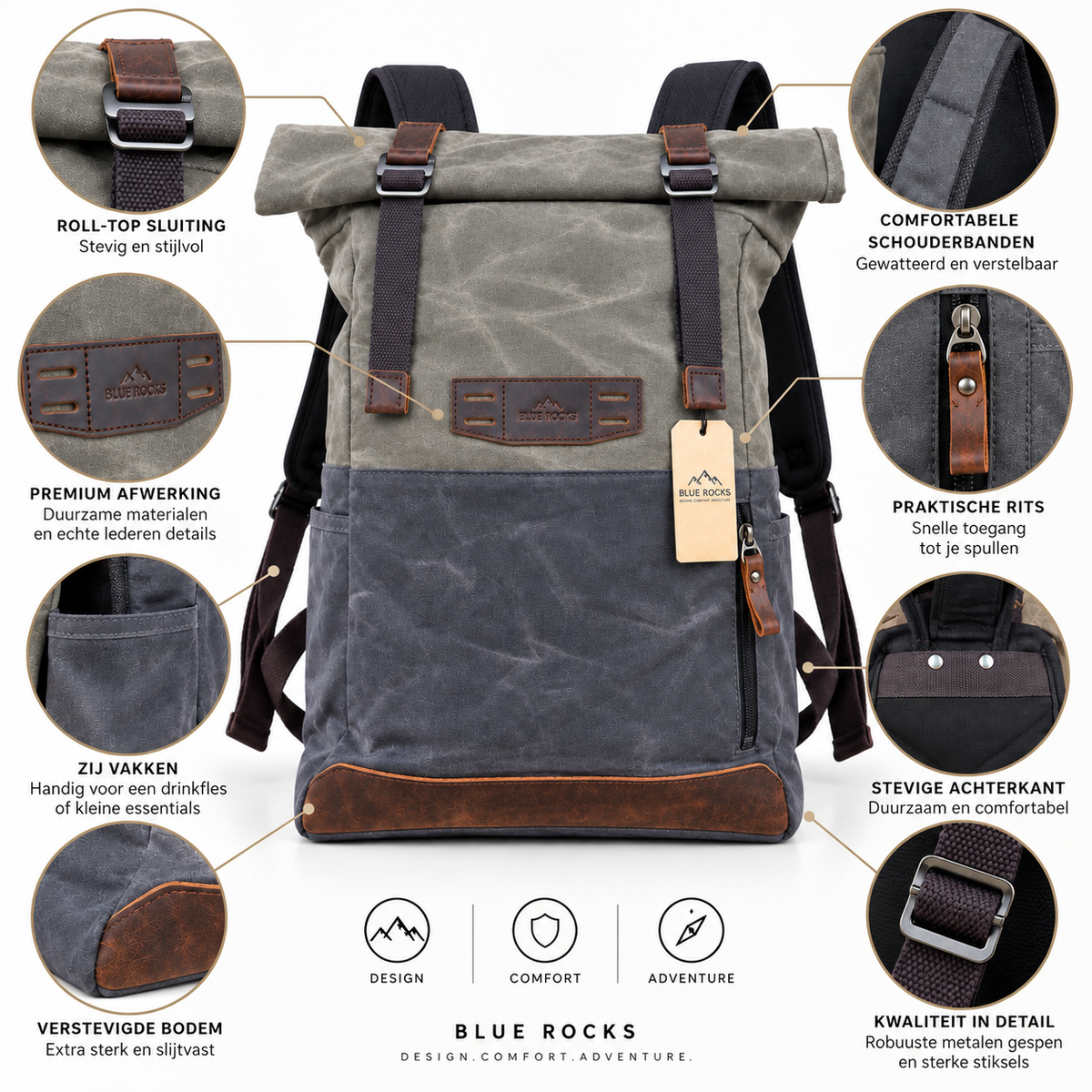 Blue Rocks Trail - Rolltop Khaki