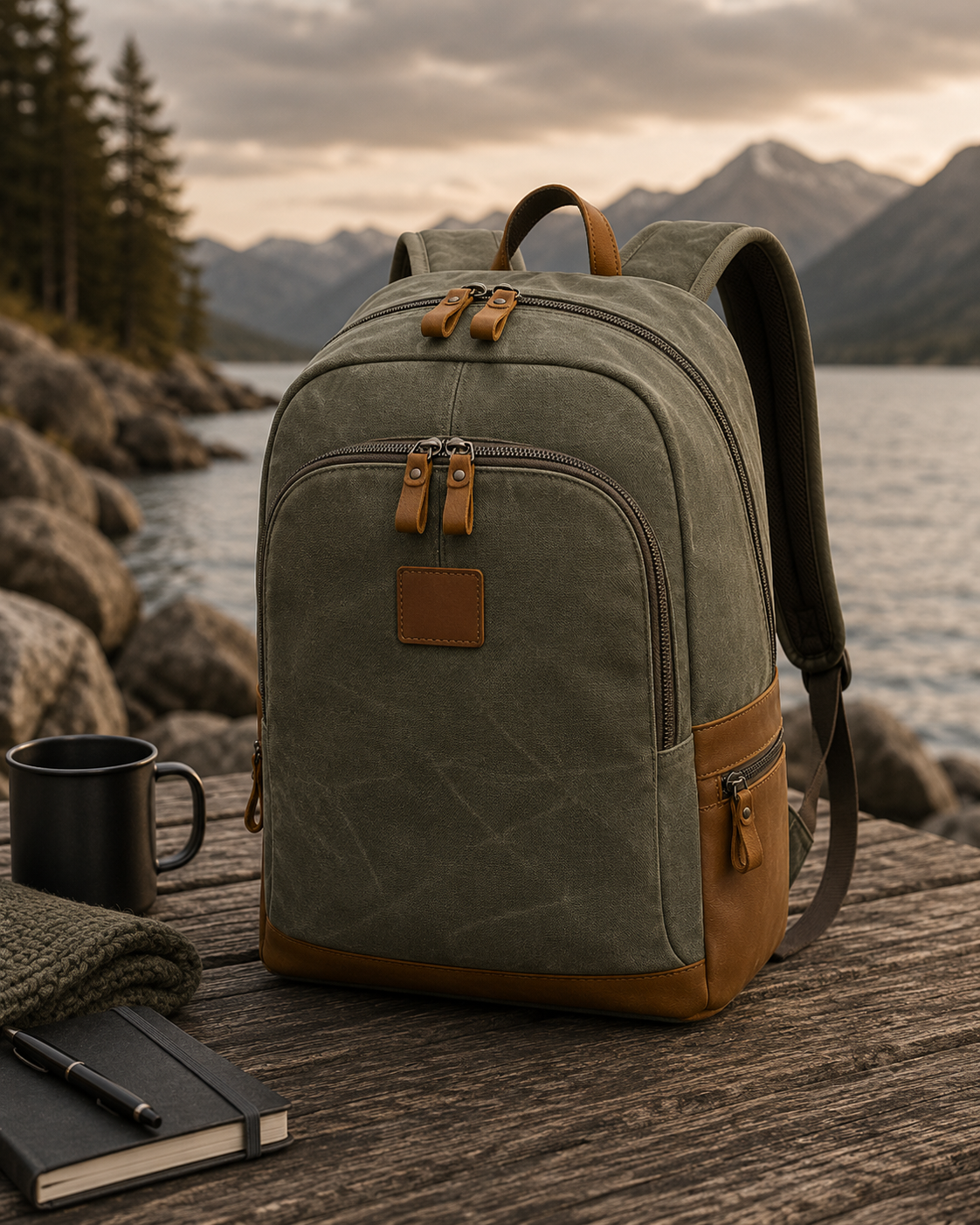 Blue Rocks Fjell - Army Green
