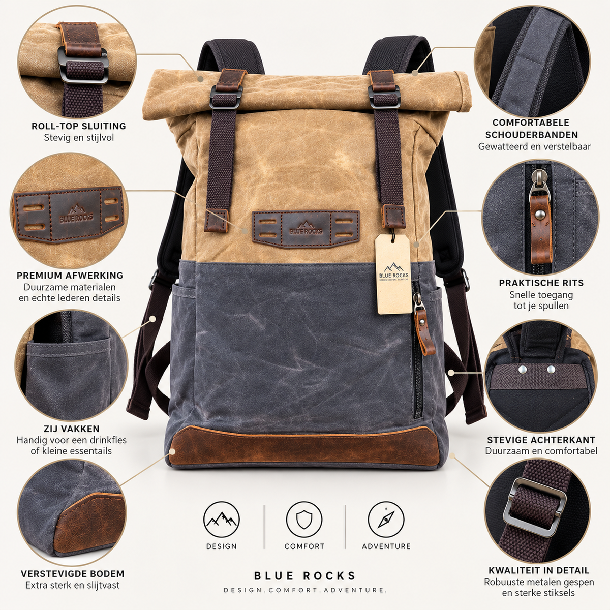 Blue Rocks Trail - Rolltop Khaki