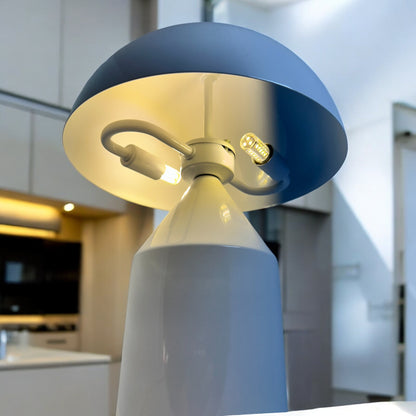 Olaf - Mushroom lamp - Metal Wit
