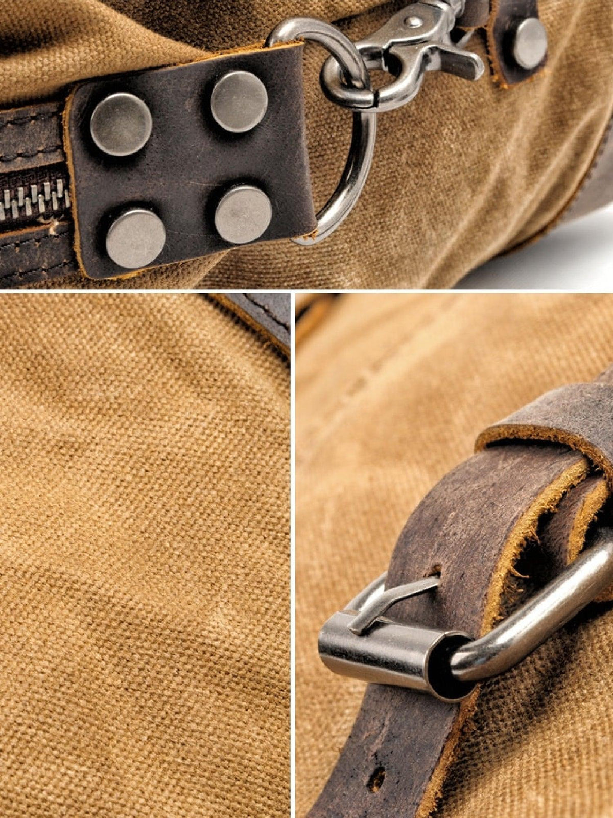 Nomad - Weekendtas - Duffle - Khaki - Mosterdgeel